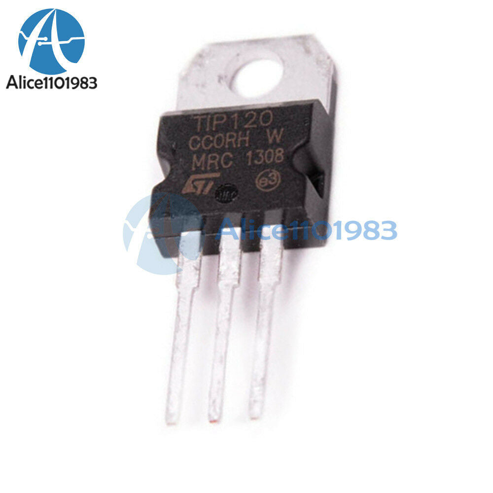 50PCS TIP120 120 NPN Darlington Transistors TO-220 New