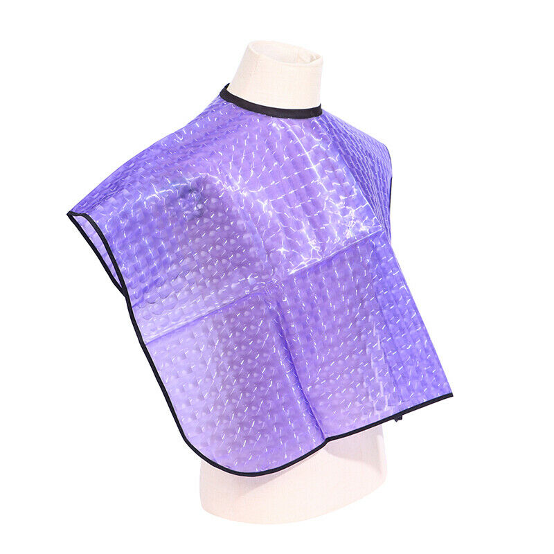 Short Style Hairdressing Cape Hair Dye Shawl Reusable Waterproof Salon Cl Hy KX