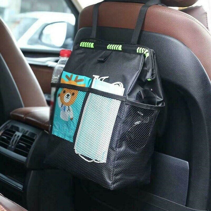 Hanging Trash Bag Car Large Rubbish Bins Garbage Waste Storage Hanger Back Seat