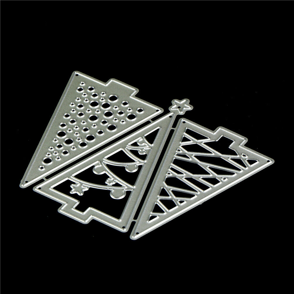 3pcs ChristmasBDree Metal Cutting DiesBDor DIY Scrapbooking Album Paper Ca.l8