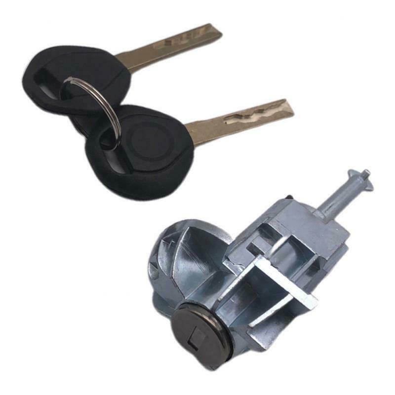Car Auto Left Driver Door Lock Cylinder Barrel Kit 2Keys For BMW E46 3SERIES