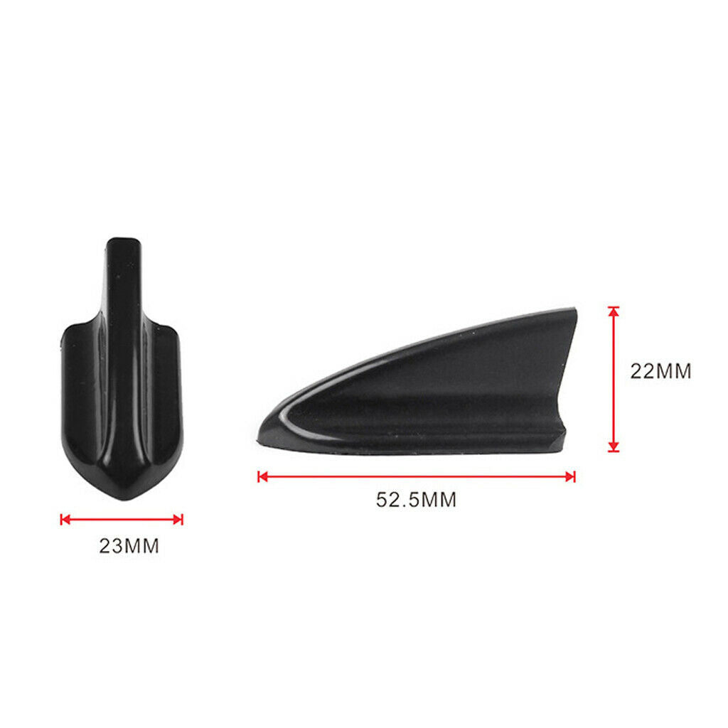 10pcs Vortex Generator Shark Fin Spoiler Diffuser Decoration for EVO Style