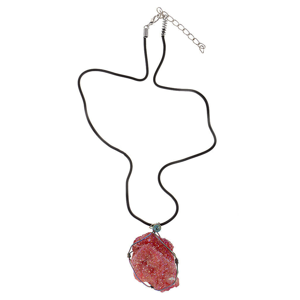 Natural Crystal Pendants Agate Charms For Bracelet