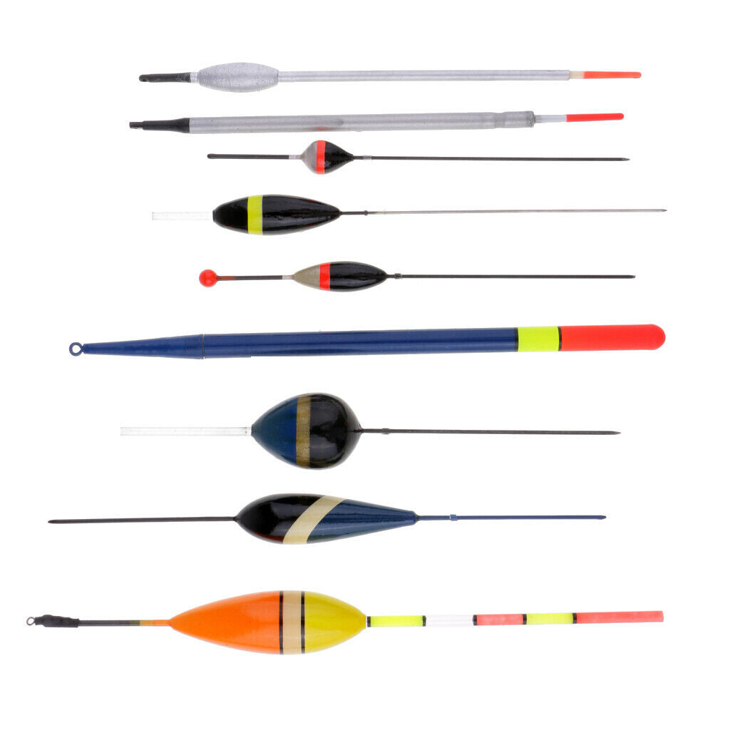 Assorted Sizes Lot Fishing Lure Floats Bobbers Slip Drift Tube Carp Fishing