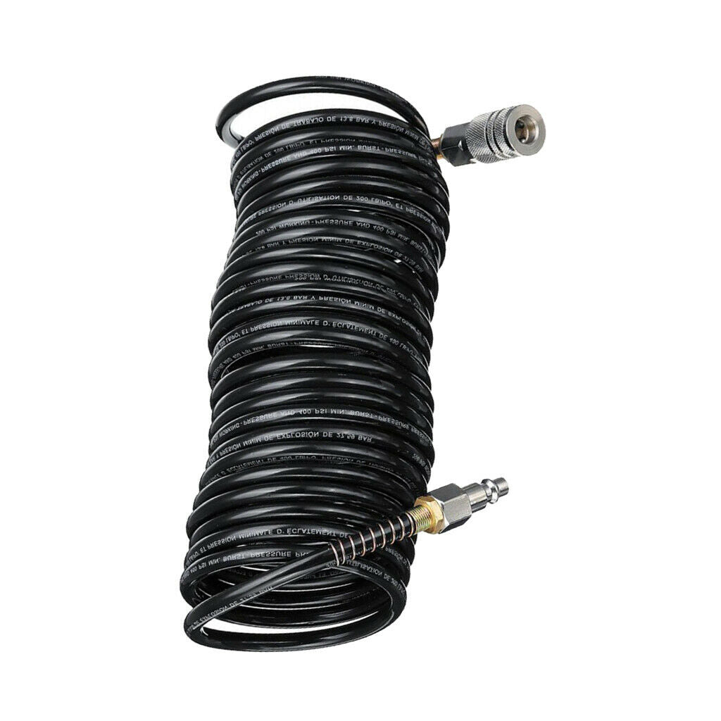 Professional Grade Polyethylene Air Hose with 1/4 inch Industrial Fitting