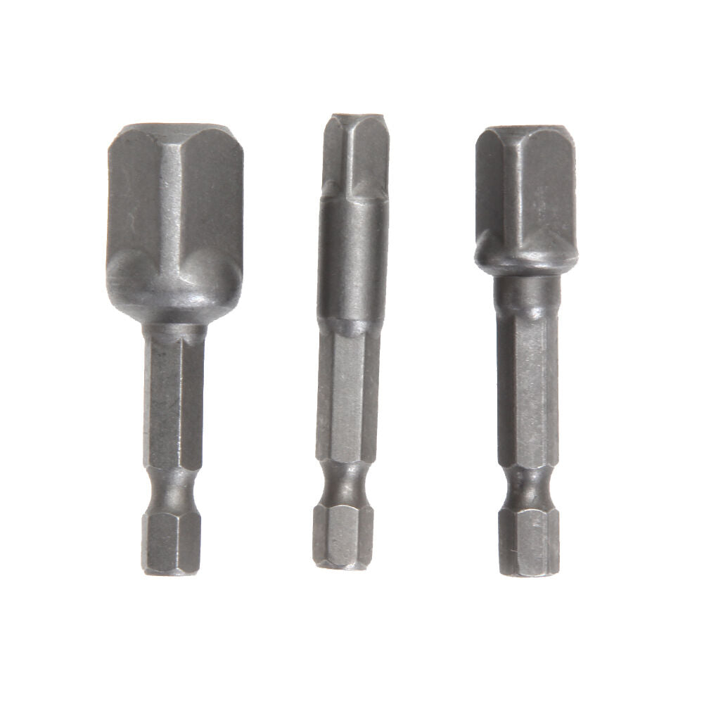 New 3Ã— Socket Adapter Bit Set Hexagonal Shank 1/4" 3/8" 1/2" Impact Driver Tool