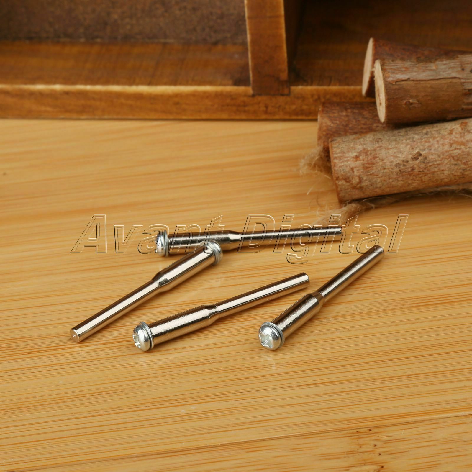 10* 1/8" Shank Diamond Cutting Fixed Mandrel Cut-Off Wheel Holder Rotary Tool