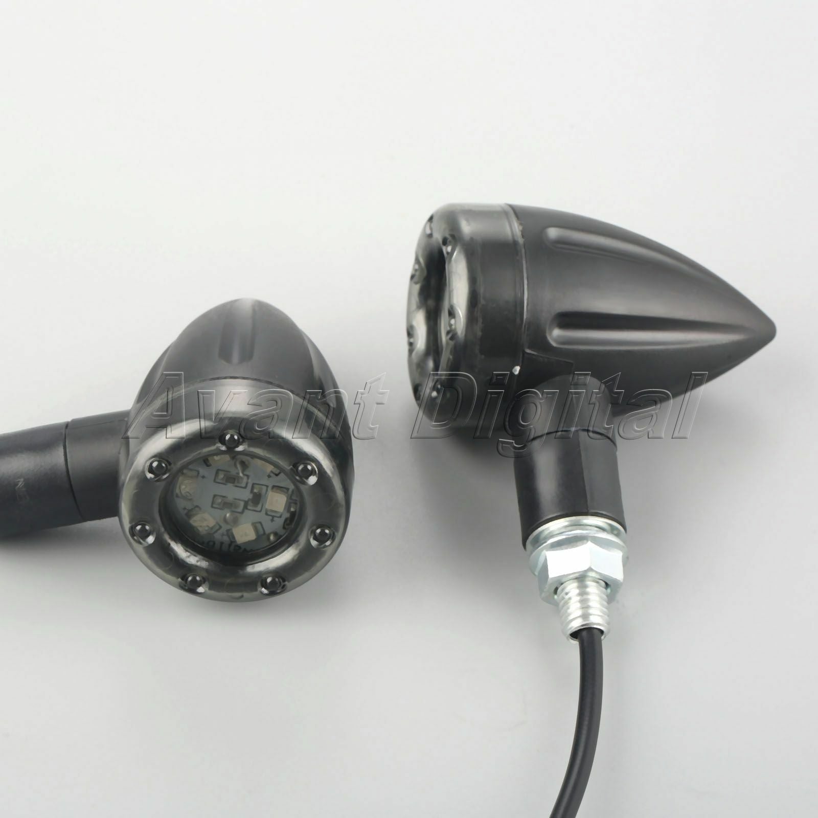 4x Motorcycle LED Turn Signal Brake Indicators Light for Yamaha V Star 650 2009