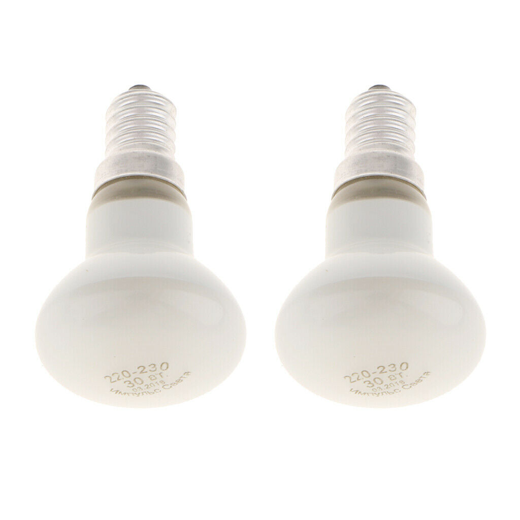 2PCS E14 R39 SES Reflector Bulbs Spotlight Bulb  Lamp Replacement Bulbs Screw