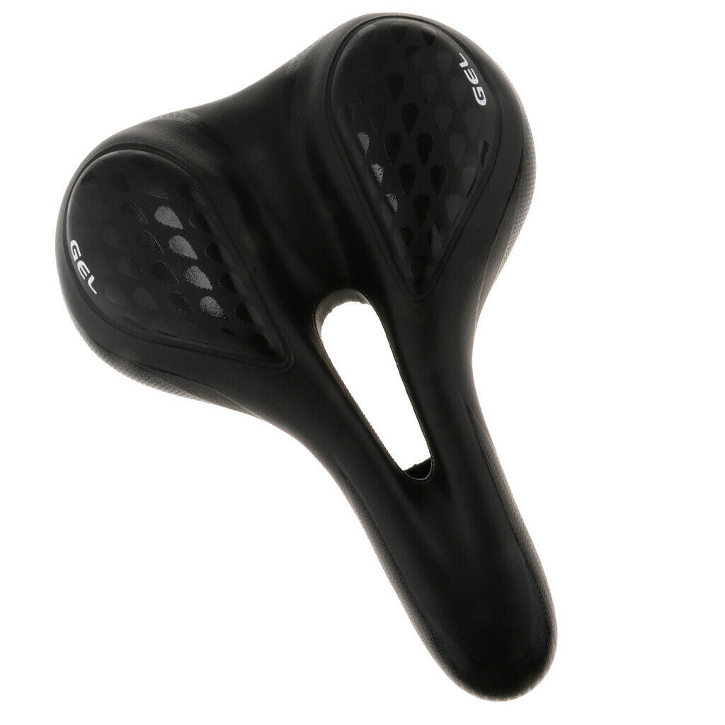 Mountain Bike Seat Cushions Cycling Saddle Cushions Shock Resistant Black