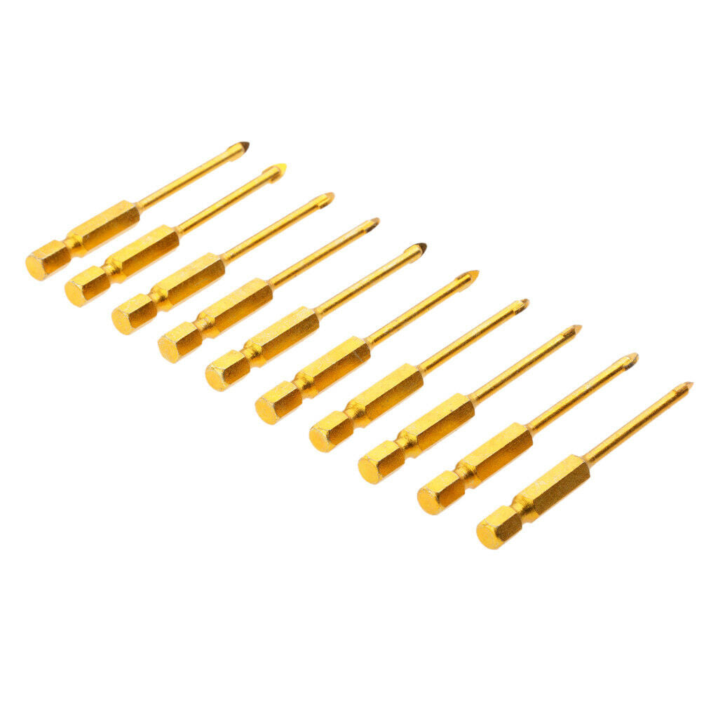 10 x 4mm Spear Head Ceramic,Porcelain,Marble,Tungsten Drill Bit Glass Tile