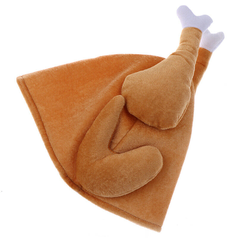 Turkey Thanksgiving Hat Novelty Cooked Chicken Bird Secret Santa Fancy Dr.l8