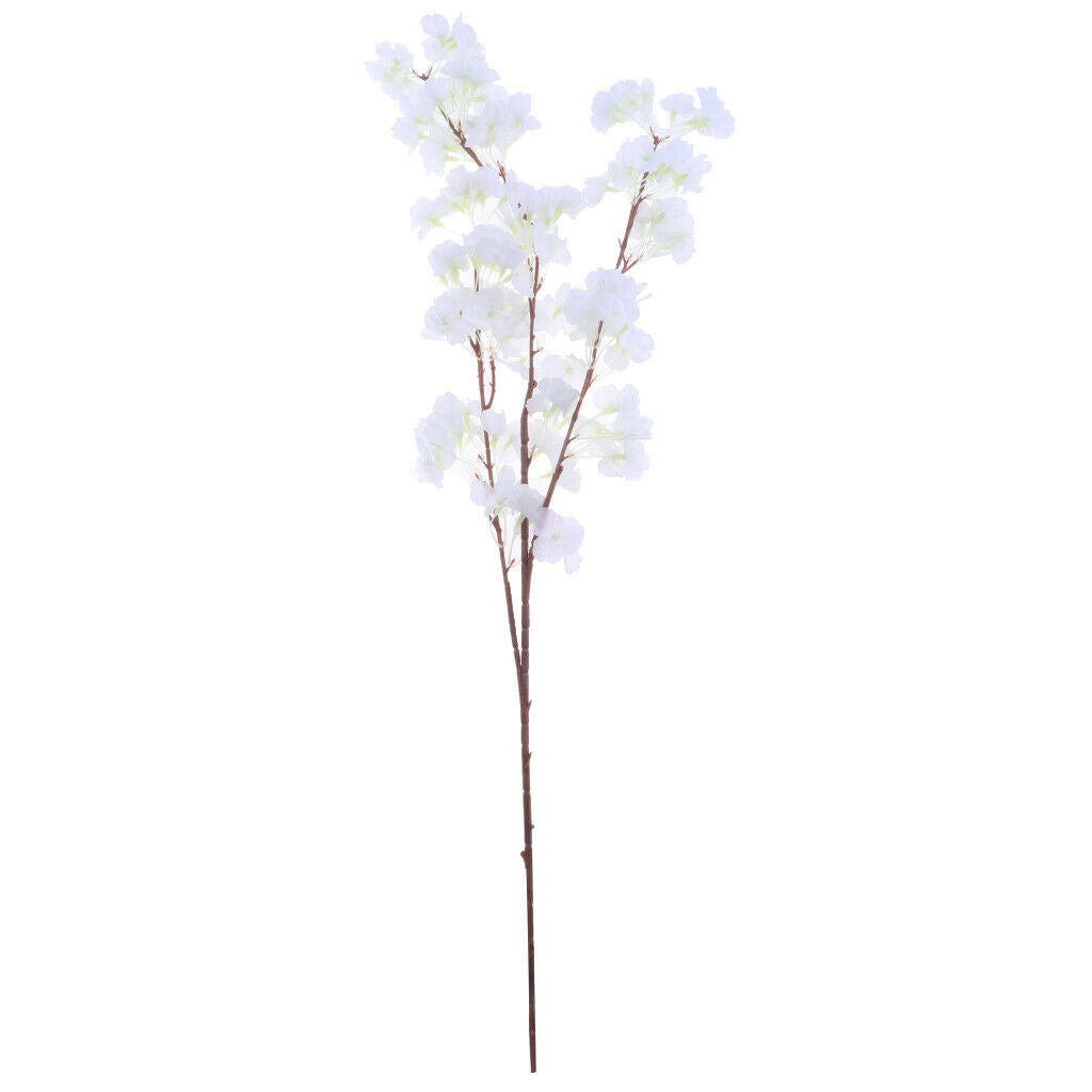 88cm Plastic Peach Flowers Silk Artificial Floral Wedding Party Decoration -