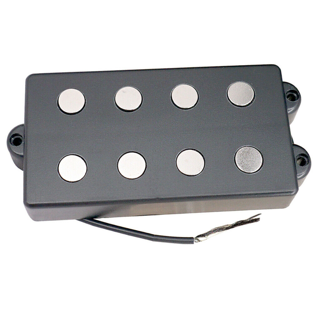 Replacement Bass Humbucker Pickup Black Plastic Cover for Duplex Bass Accs