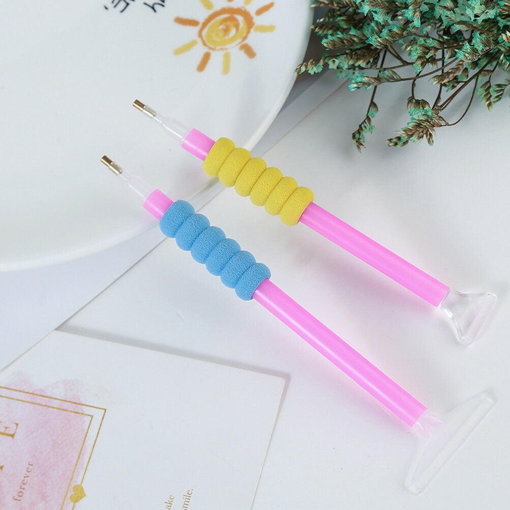 10pcs Diamond Painting Tool Drill Pen Grip Anti-slip Pen Sleeve Painting Kit Rf