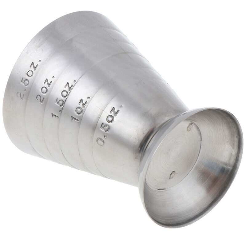 75ml Metal Measure Cup Drink Tool Shot Ounce Jigger Bar Mixed Cocktail Be.l8