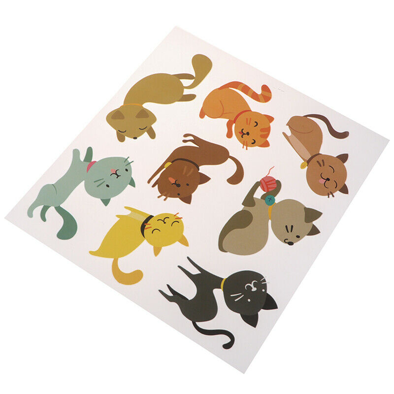 Cat Iron on Patches Heat Transfer Stickers DIY Tops Bad Pb