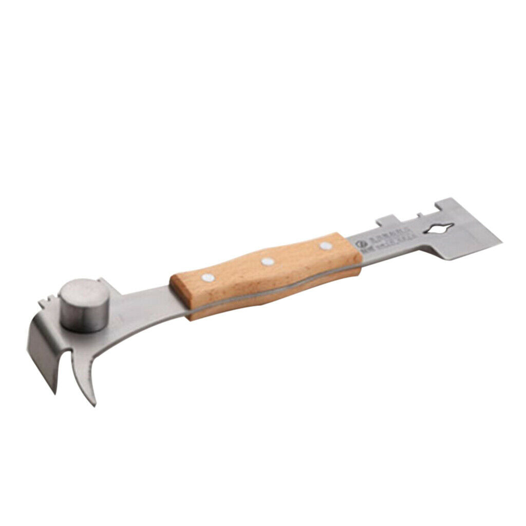 Bee  Scraper Steel Tool Stainless Beekeeping Hook Equipment Wood Handle
