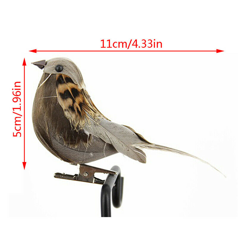 Home Decoration Artificial Foam Feather Bird Designer Home Decor Tree Deco.l8