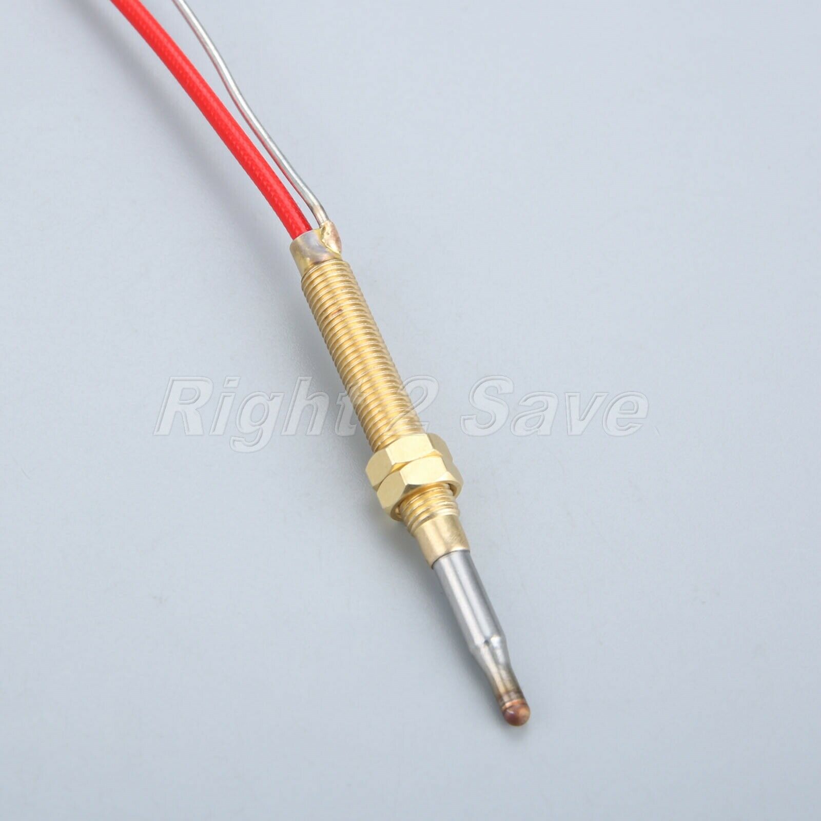 Universal Thermocouple 410mm Long 2 Nuts M8 End Connection For Gas Patio Heater