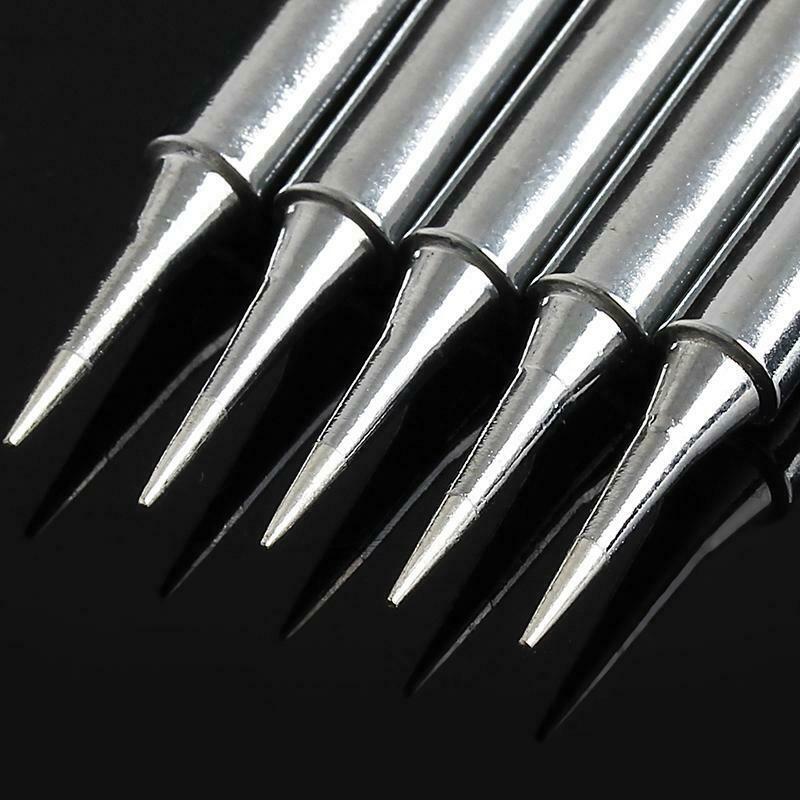 5x Lead Free Replacement Soldering Tools Solder Iron Tips Head 900m-T-I 936 937