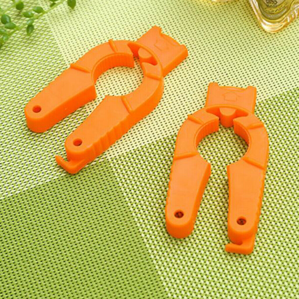 2Pcs Jar Lid Remover Tool Can Bottle Opener Manual Gripper for Camping Home