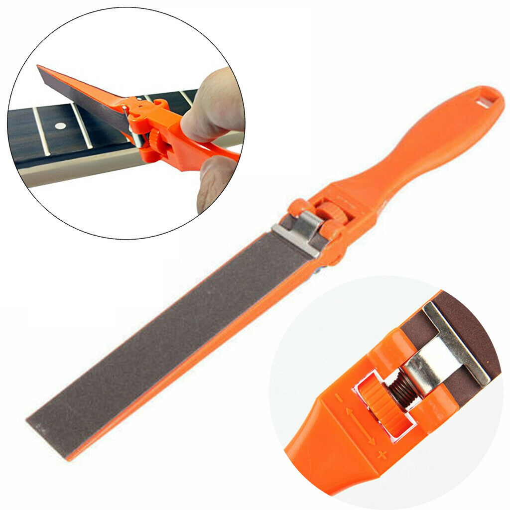 Guitar Bass Fret Buzz Eliminator Crowning Leveling File Sanding Stick Guitar