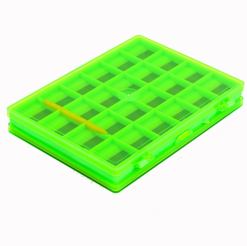 Double Sided  Fly Fishing Box Hook Storage Case With 44