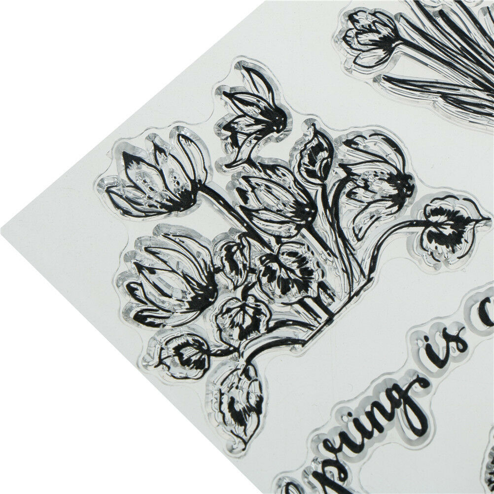 Beautiful Cactus and Flower Pot Rubber Stamp Scrapbooking PhotoAlbumDecora.l8