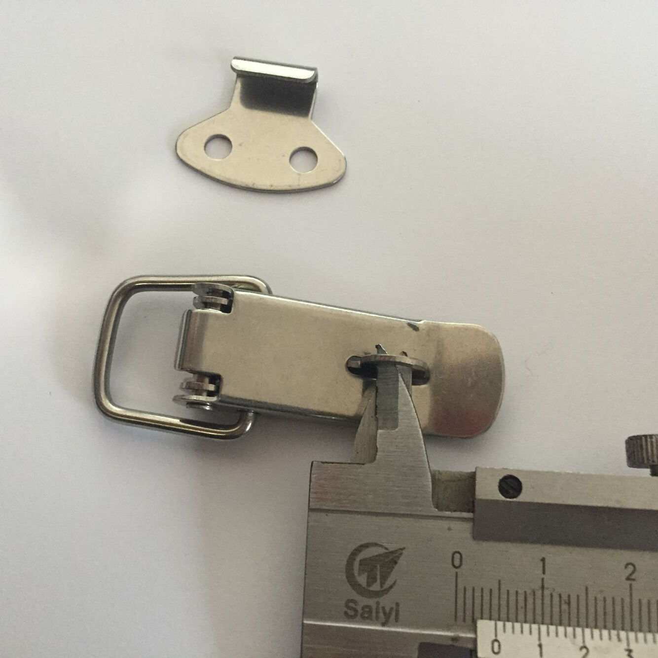 2 Pcs Stainless Steel Spring Loaded Toggle Latch Hasp for Boxes Case