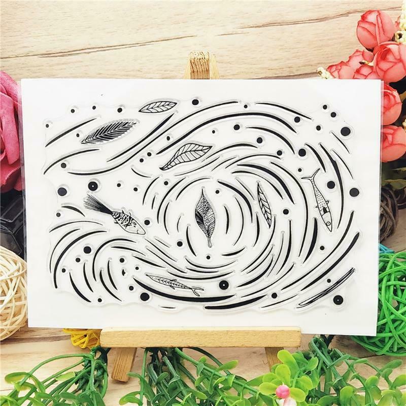 Fish Silicone Clear Seal Stamp DIY Scrapbooking Embossing Photo Album Decorative