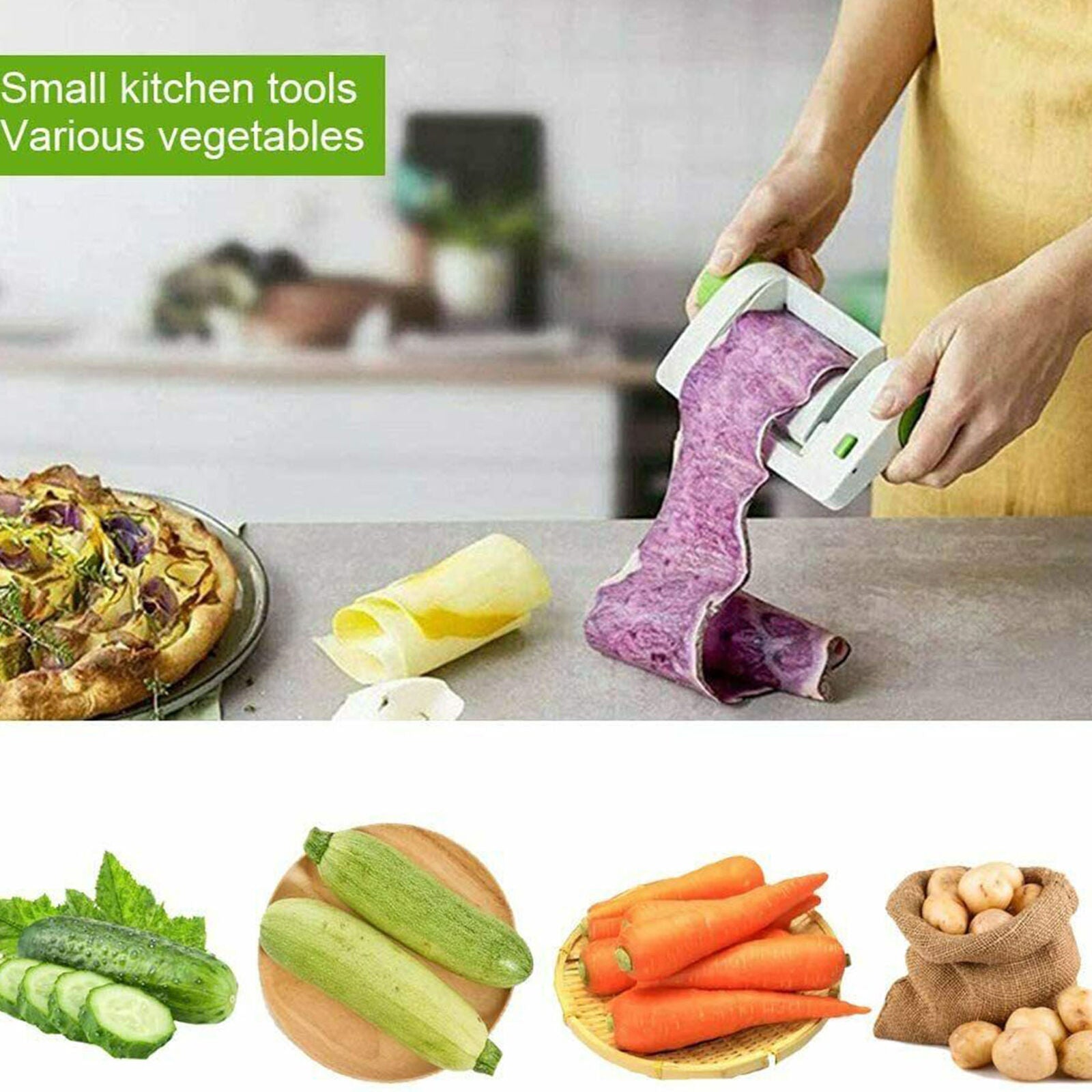 Multifunction Slicer Peeler Veggie Sheet Fruit Vegetables Cutter Spiralizer