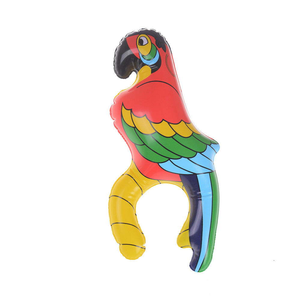 Inflatable Blow Up Parrot Hawaiian Tropical Pirate Party Decoration ToyDD