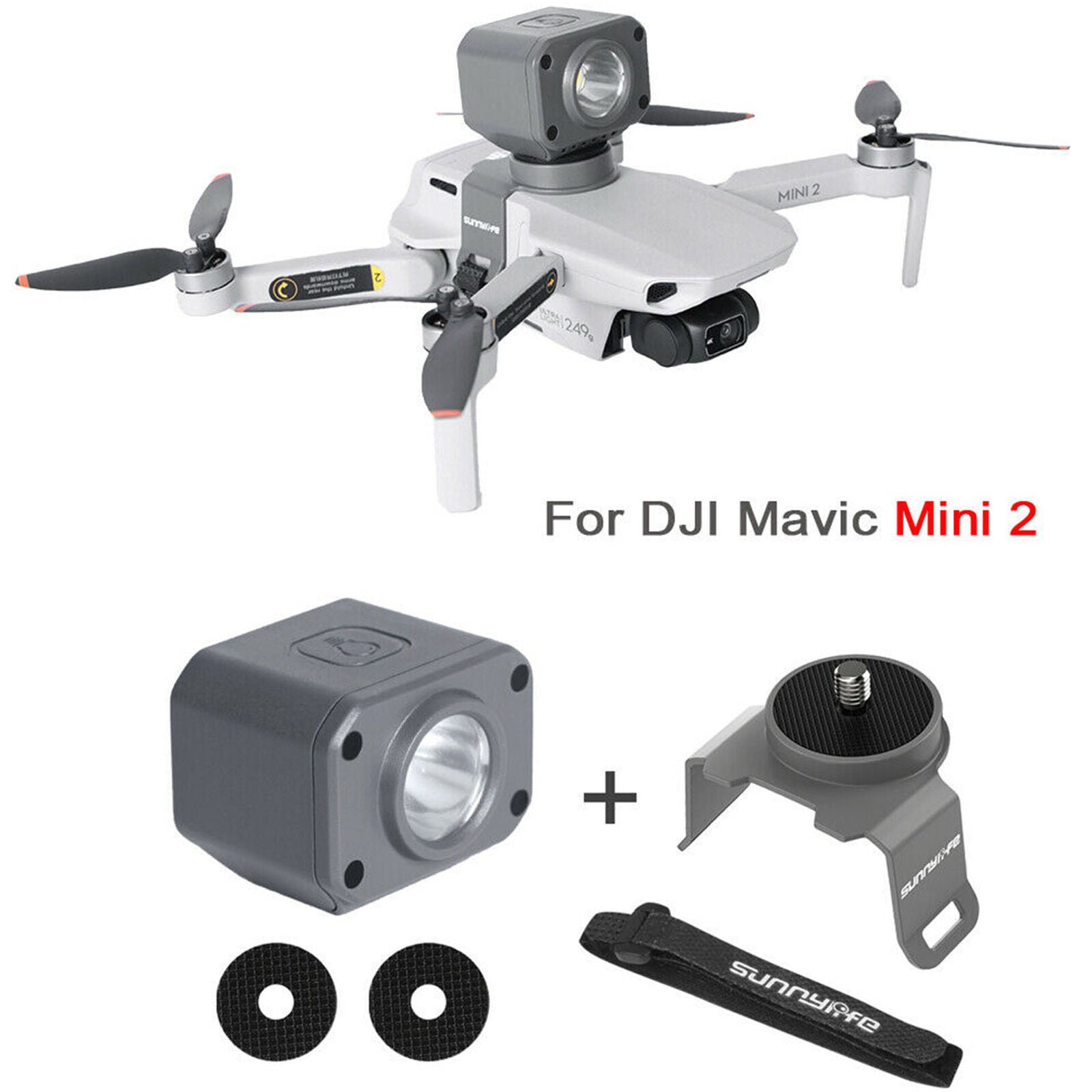 Night Flight LED Light Photography Fill Lamp for DJI Mavic Mini / Mini 2 Drone