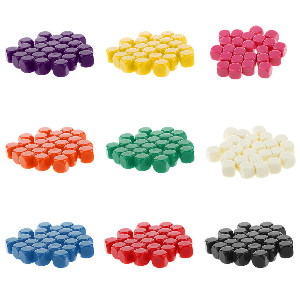 50 Piece Acrylic Dice Set for  Games
