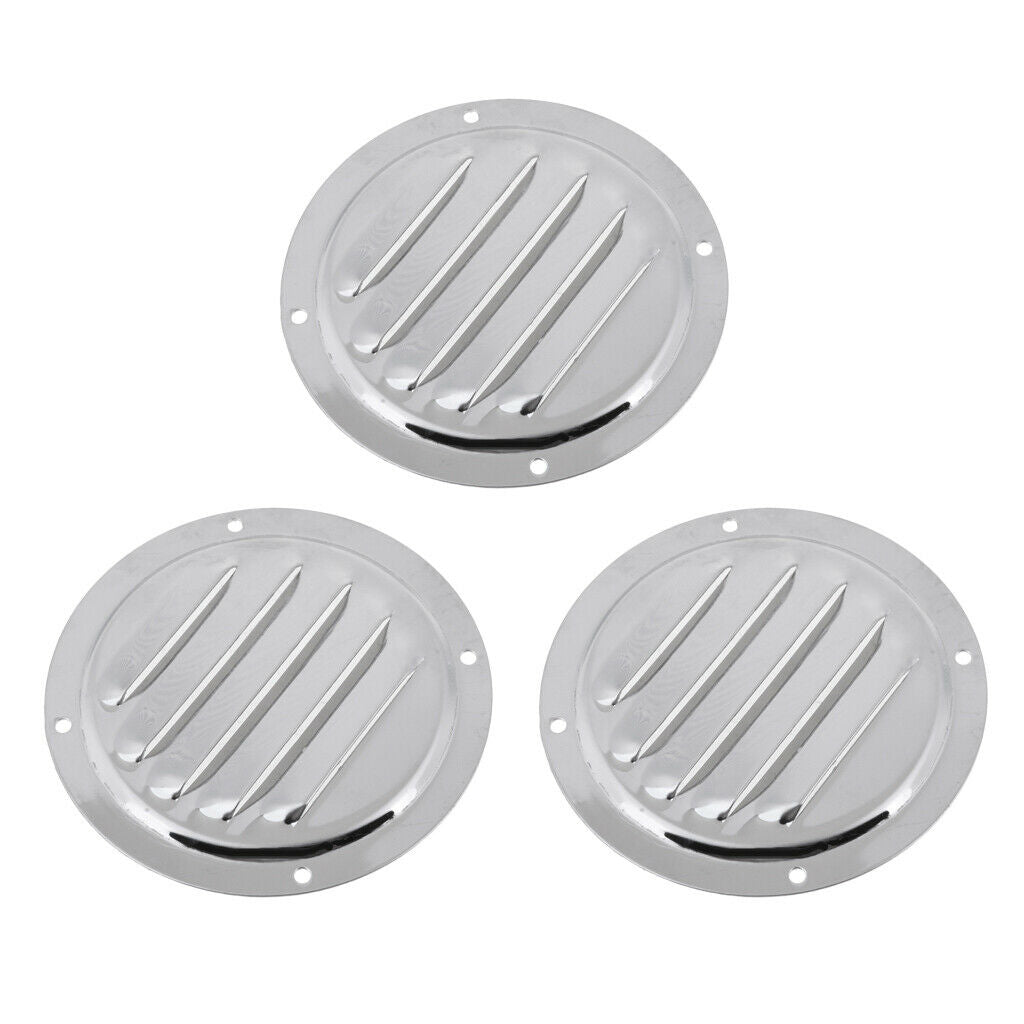 3 Pieces Round Boat Air Intake Vent Marine Exhaust Cover Vent Cover For Boat