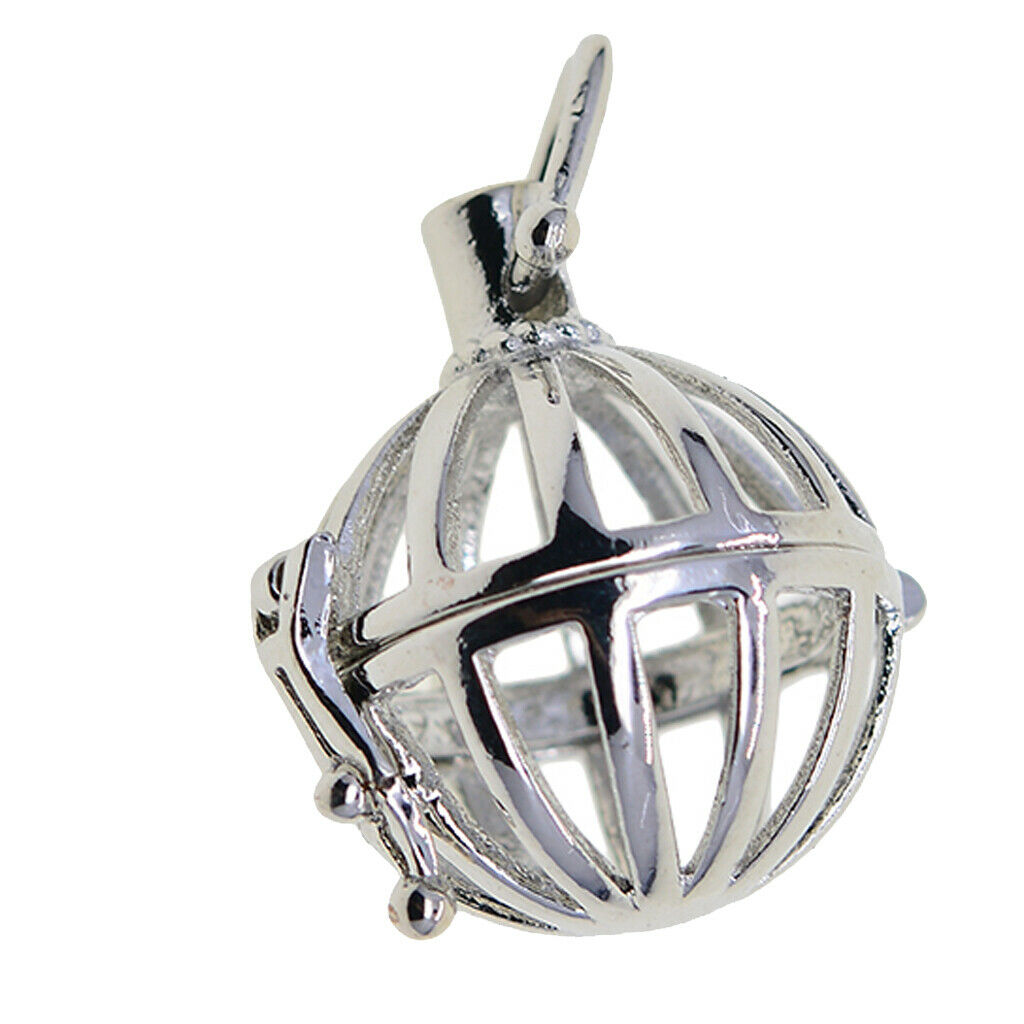 Birds Cage Locket Beads Pendant Charm for DIY Necklace Dangle Pendant