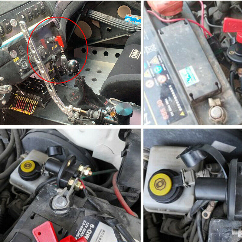 12V 24V Red Key Cut Off Battery Main Kill Switch for Car Modified Isolator