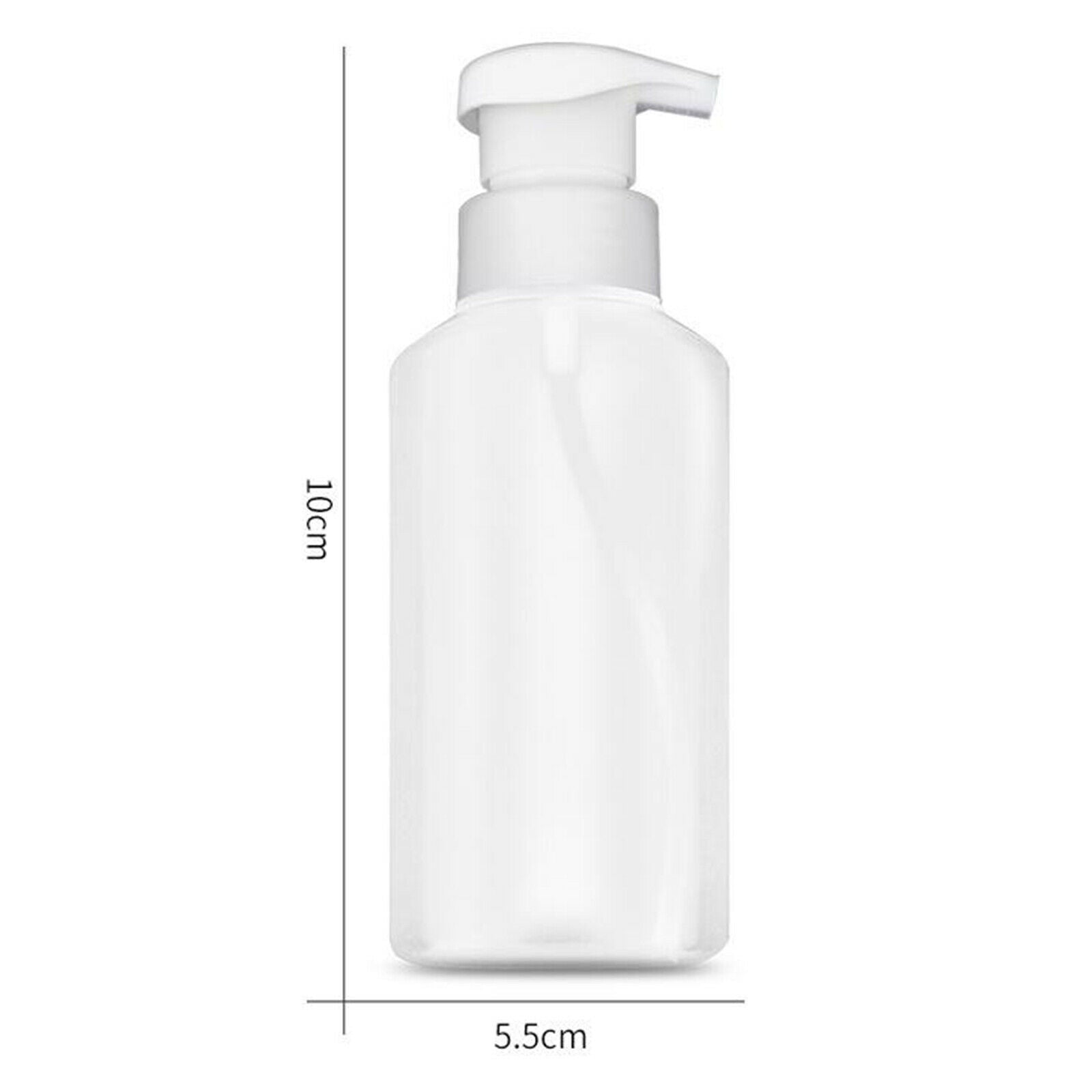 Clear Plastic Foam Bottle Soap Pump Container Bottle for Travel Leak Bottles