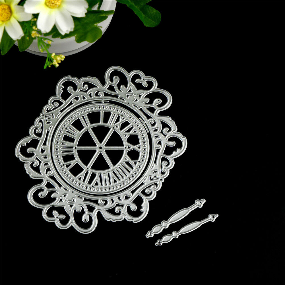 Magic Clock Scrapbooking DIY Album Cards Paper Cut Dies Metal Craft xJSJCA