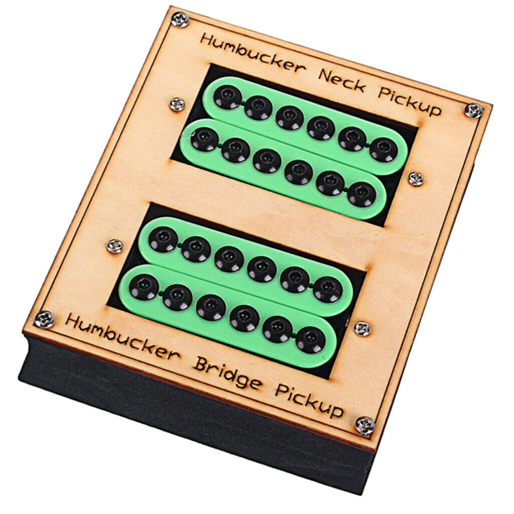 Green Double Coil  Pickup Neck&Bridge for  LP Electric Guitar