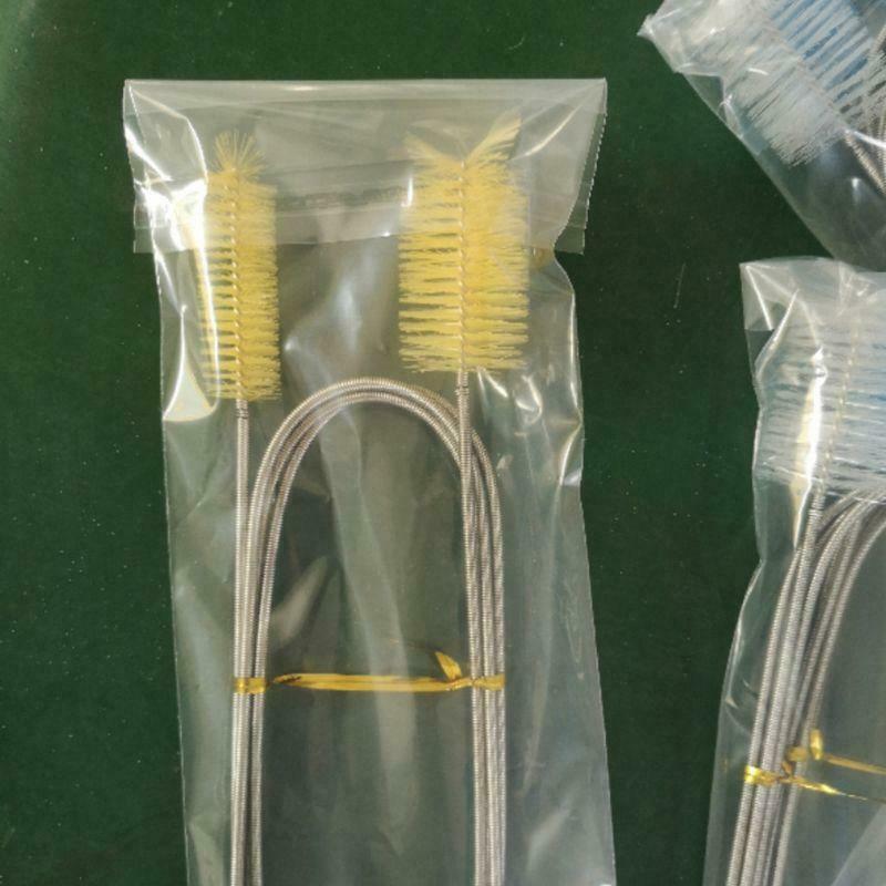 Aquarium Stainless Steel Flexible Cleaning Brush Double Ended Hose Pipe Cleaner