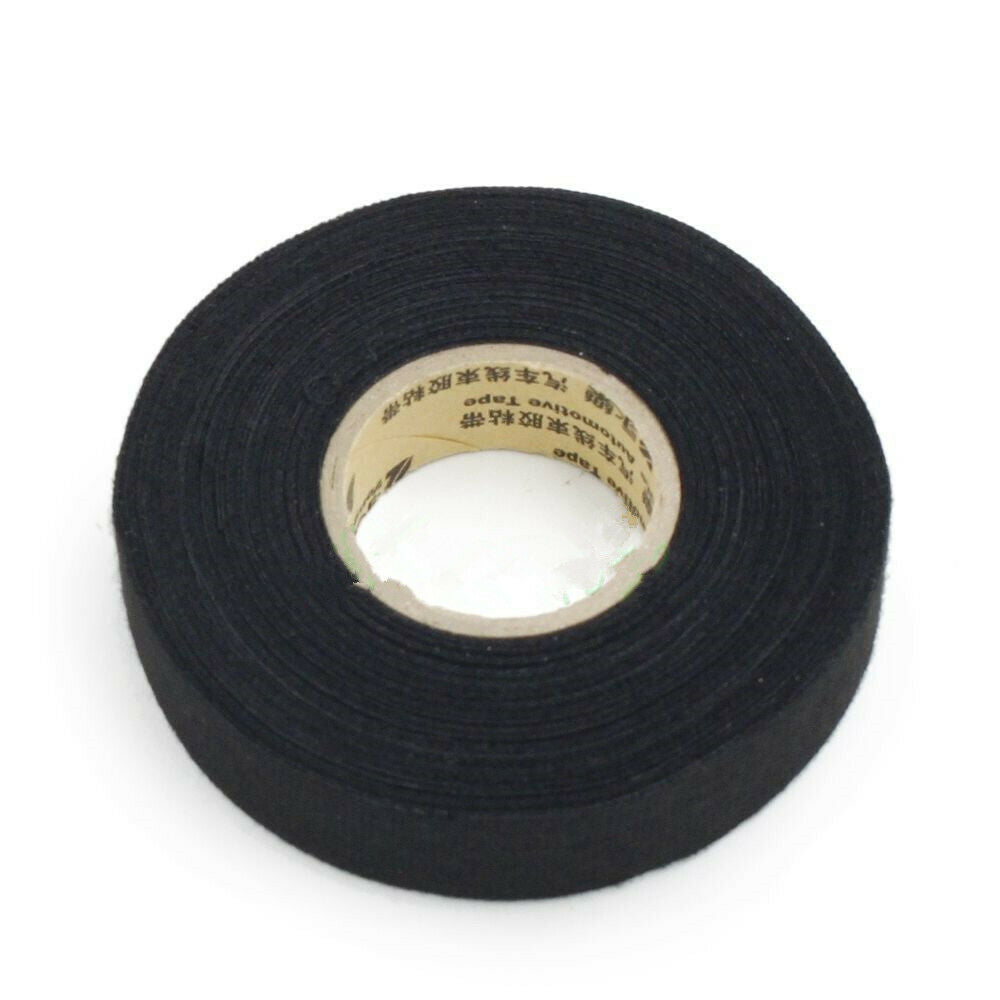 5x Wiring Harness Velvet Cloth Tape For Car Automotive Heat Resistant 9mm x 15M