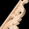 1Pair Wood Carved Corner Onlay Applique Frame Furniture Craft Unpainted Decor EE