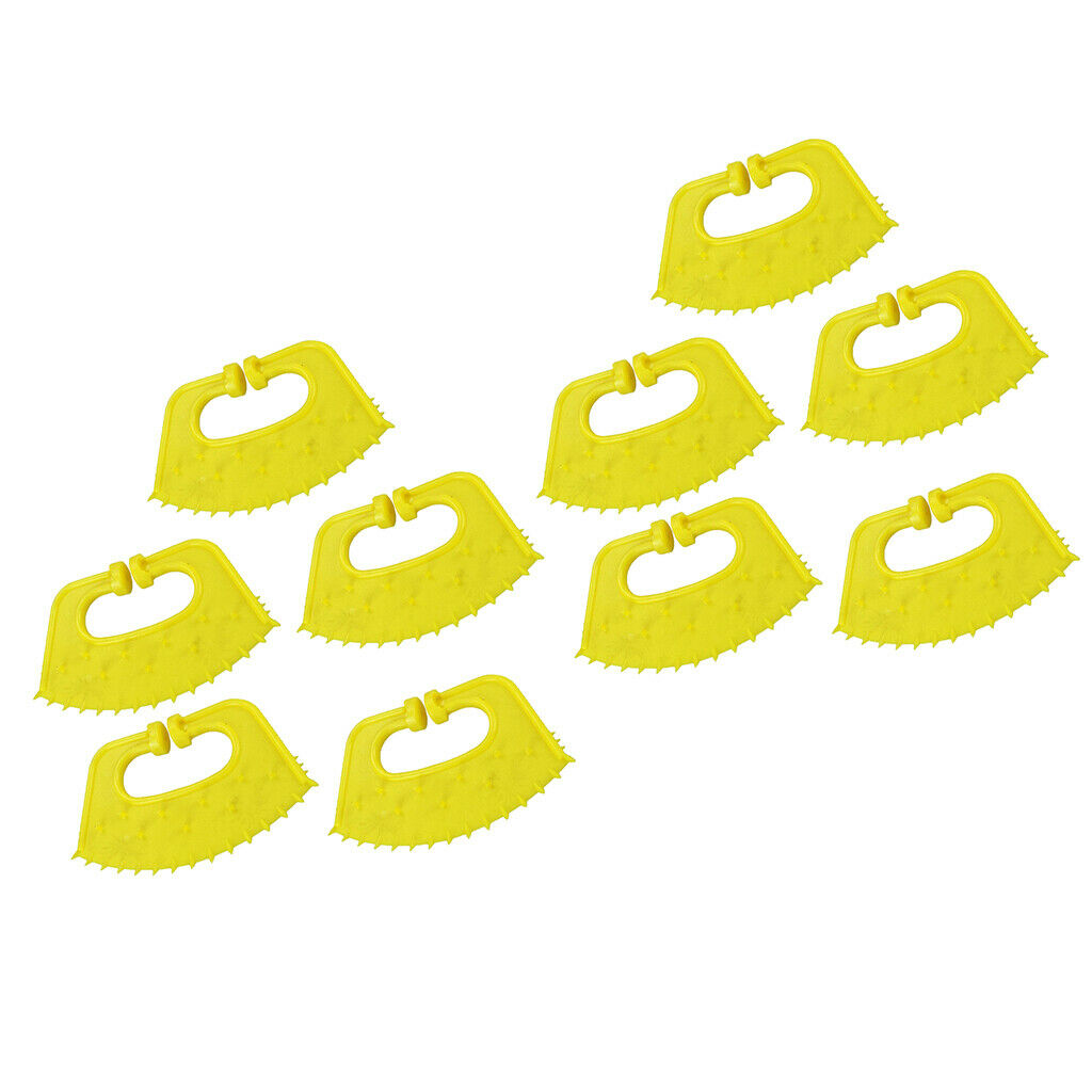 10 Pcs Thickened Plastic Calf Nose Prick Cattle Nose Thorn Clip Weaning Tool