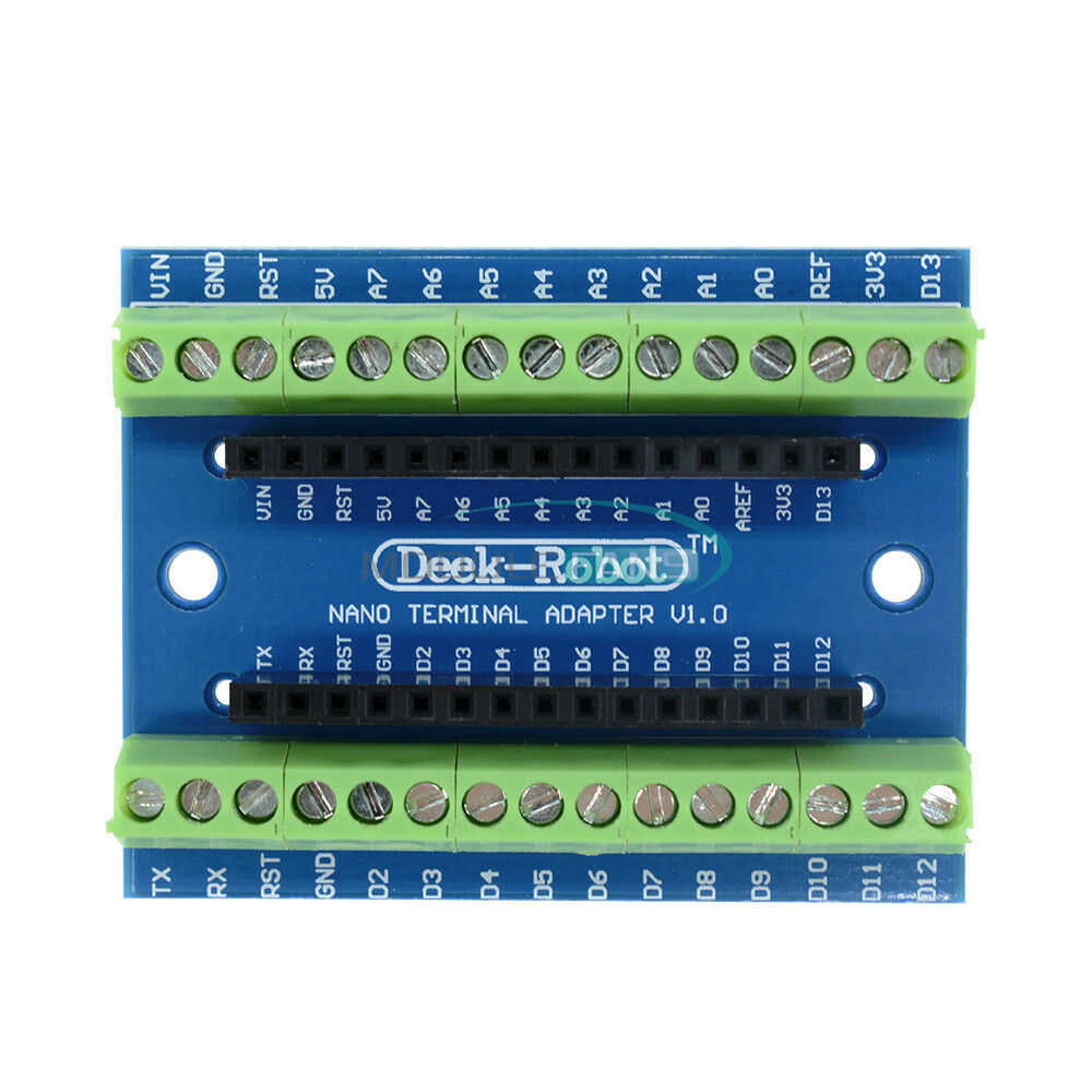 2PCS Nano V3.0 AVR ATMEGA328P-AU Module Terminal Adapter Board For Arduino