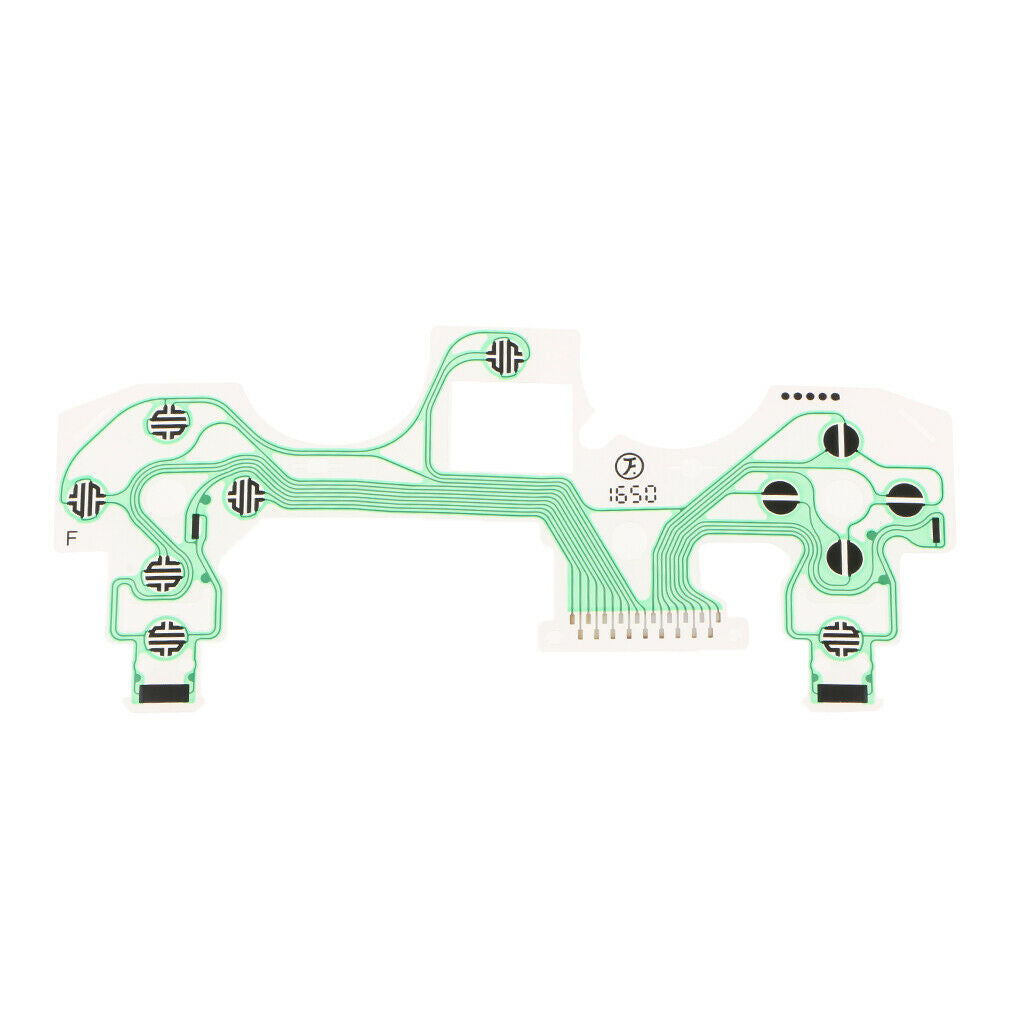 2x Replacement Button Ribbon Circuit Board Film Part for PS4 Controller