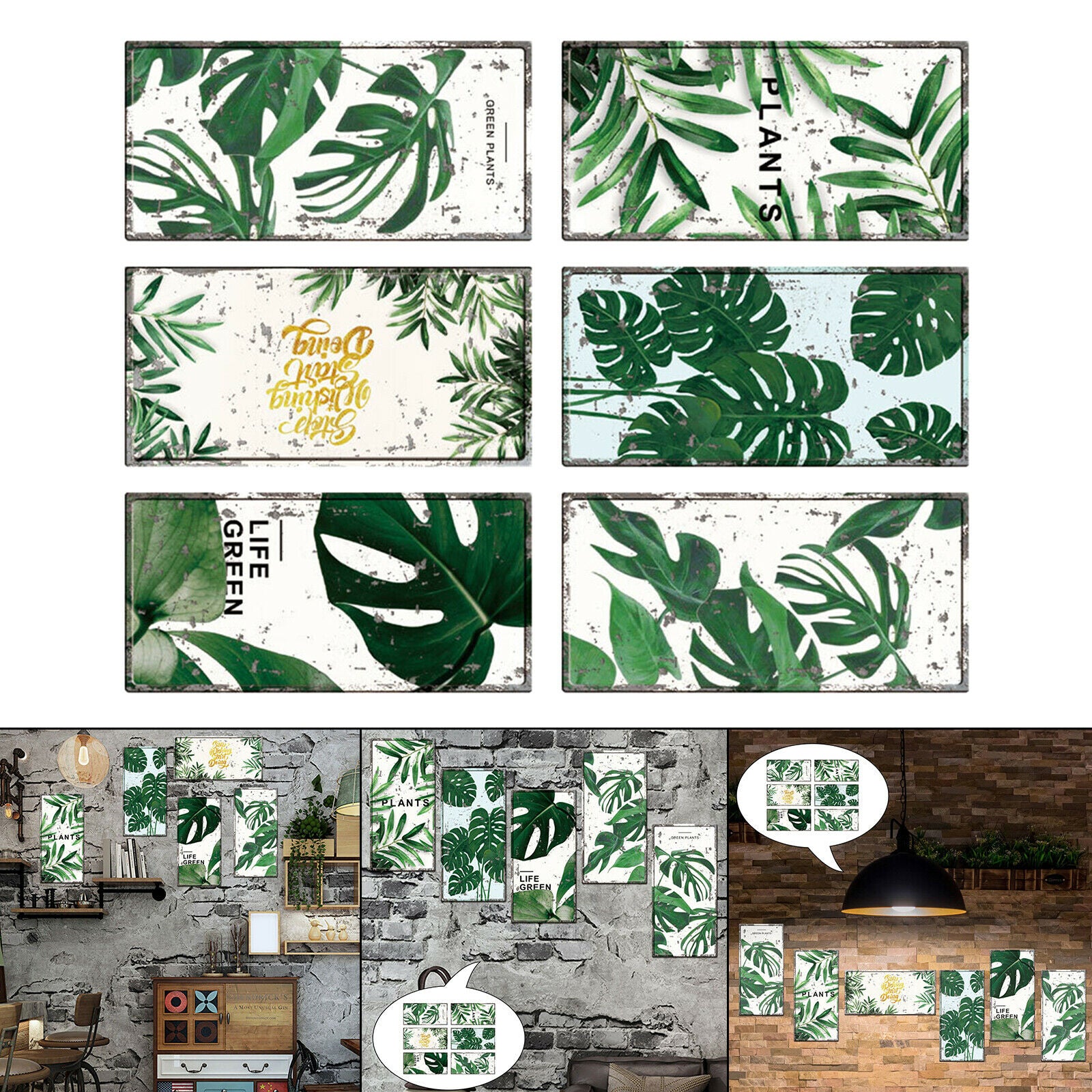 Wall Stickers Self-Adhesive Home Bedroom Kitchen Background Art Murals
