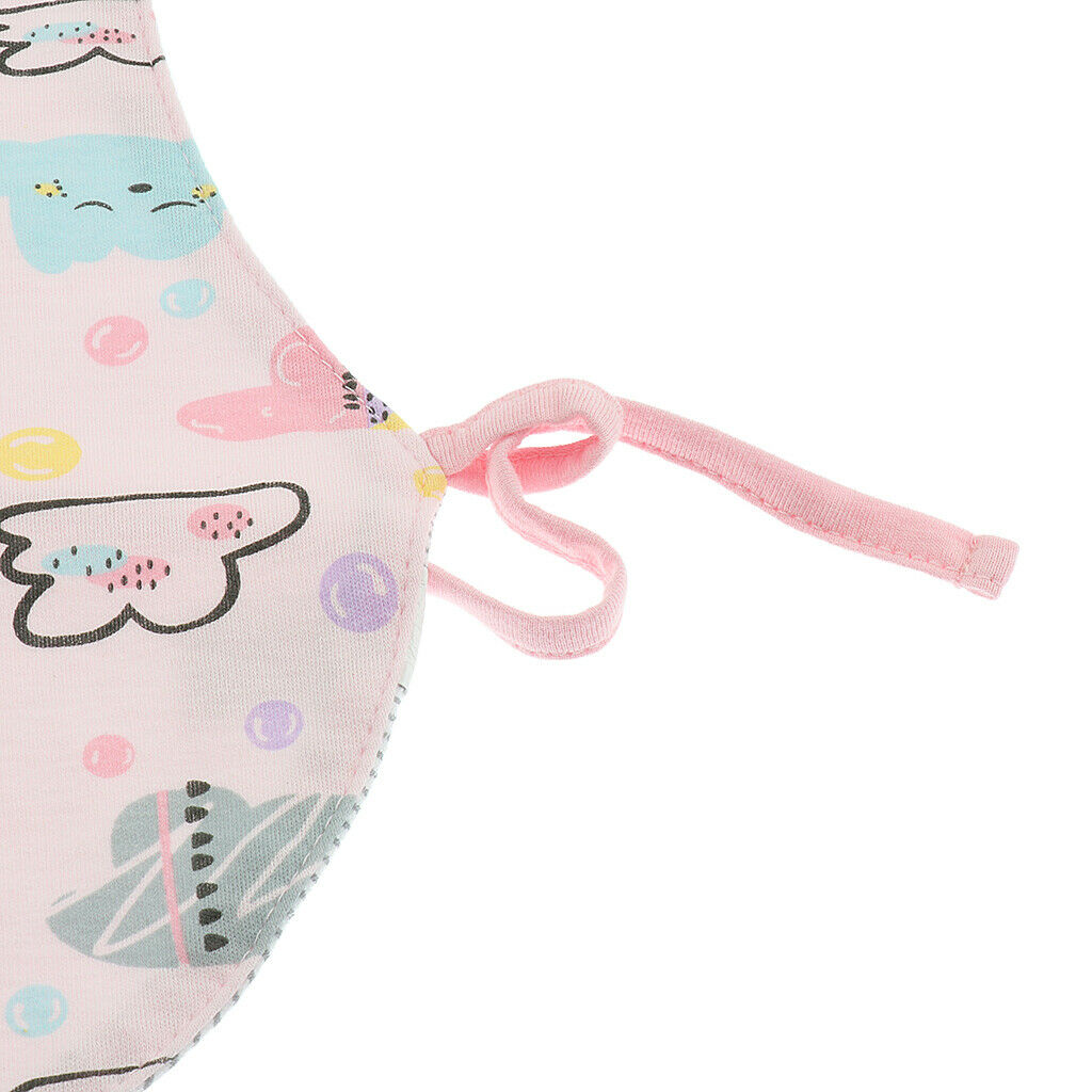Cotton Apron Saliva Towel Burp Clothes For Infant Newborn Baby - Purple Clouds