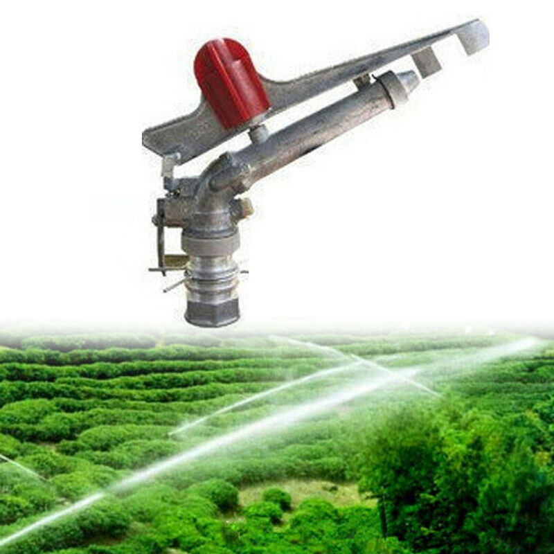 1.5" 360Â° Adjustable Impact Sprinkler Large Area Water Irrigation Spray AU Stock